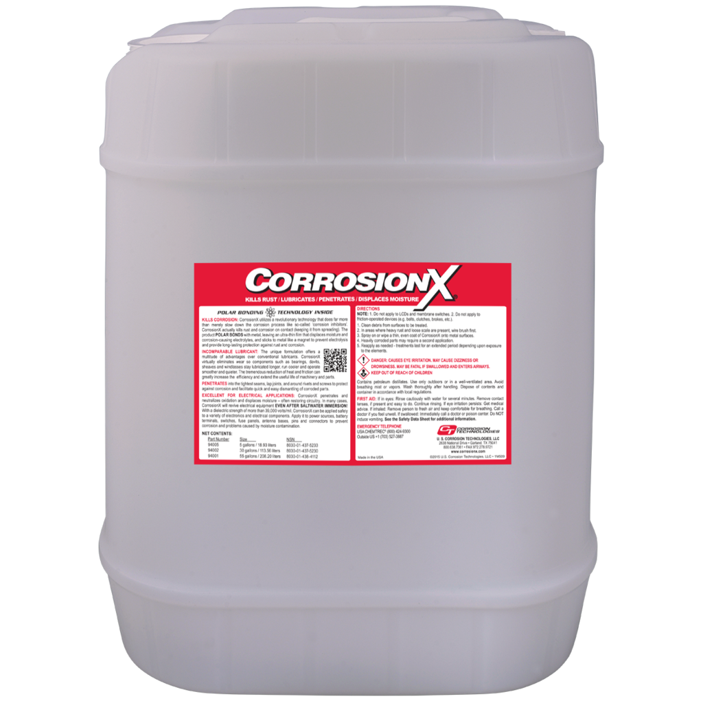 CorrosionX® - Premium-Multifunktionsöl im Kunststoff-Kanister 18,927 Liter (5 Gallon)
