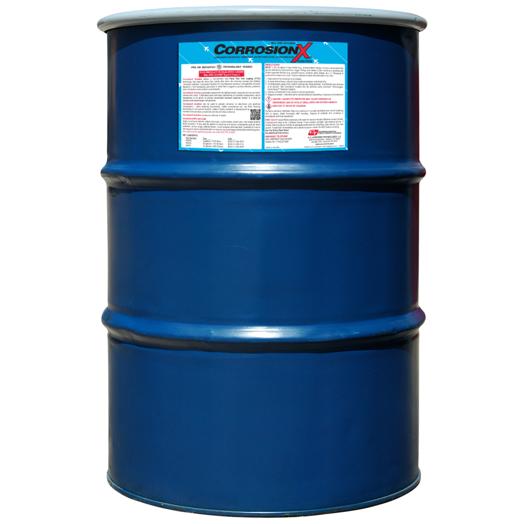 CorrosionX® Aviation - Premium-Multifunktionsöl im Fass 208,20 Liter (55 Gallon)