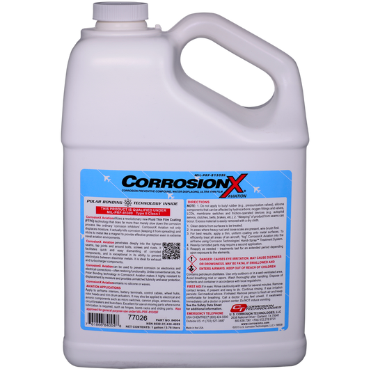 CorrosionX® Aviation - Premium-Multifunktionsöl im Kanister 3,785 Liter (1 Gallon)
